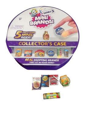 Zuru 5 Surprise Mini Brands Series 3 Collectors Case with Minis